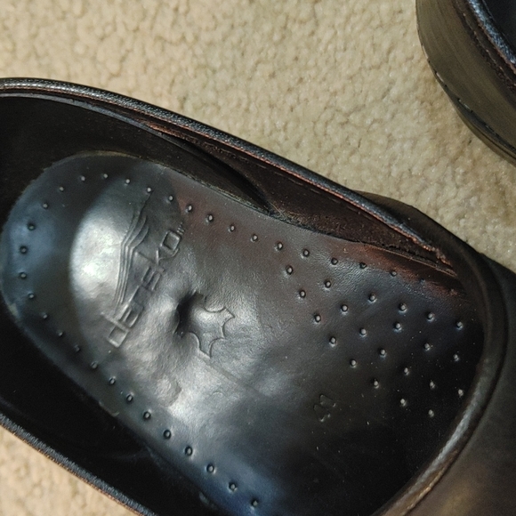 Dansko Black EU 41 professional oiled leather clogs Womens - Picture 15 of 15